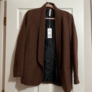 MURAL houndstooth boyfriend blazer M